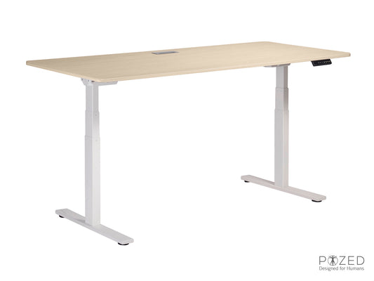 Pozed A1 - Professional Sit-Stand desk. 3 Stage Programmable Lifting Mechanism.