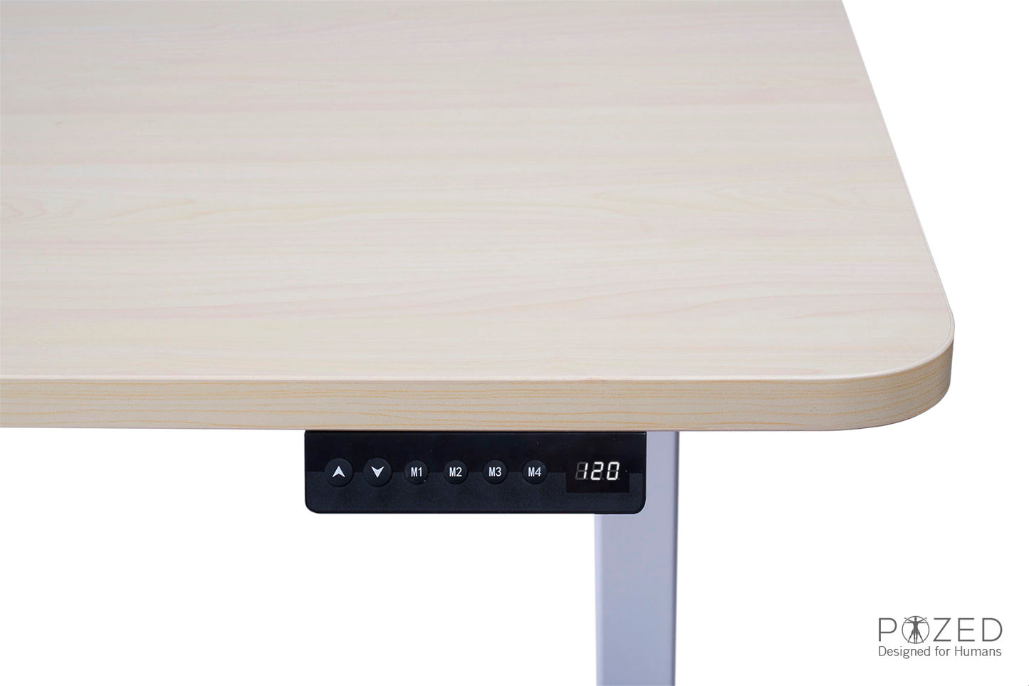 Pozed A2 - Professional Sit-Stand desk. 2 Stage Programmable Lifting Mechanism.