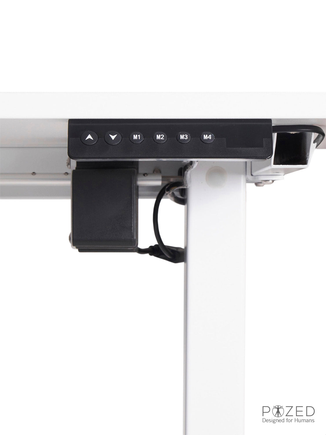 Pozed A2 - Professional Sit-Stand desk. 2 Stage Programmable Lifting Mechanism.